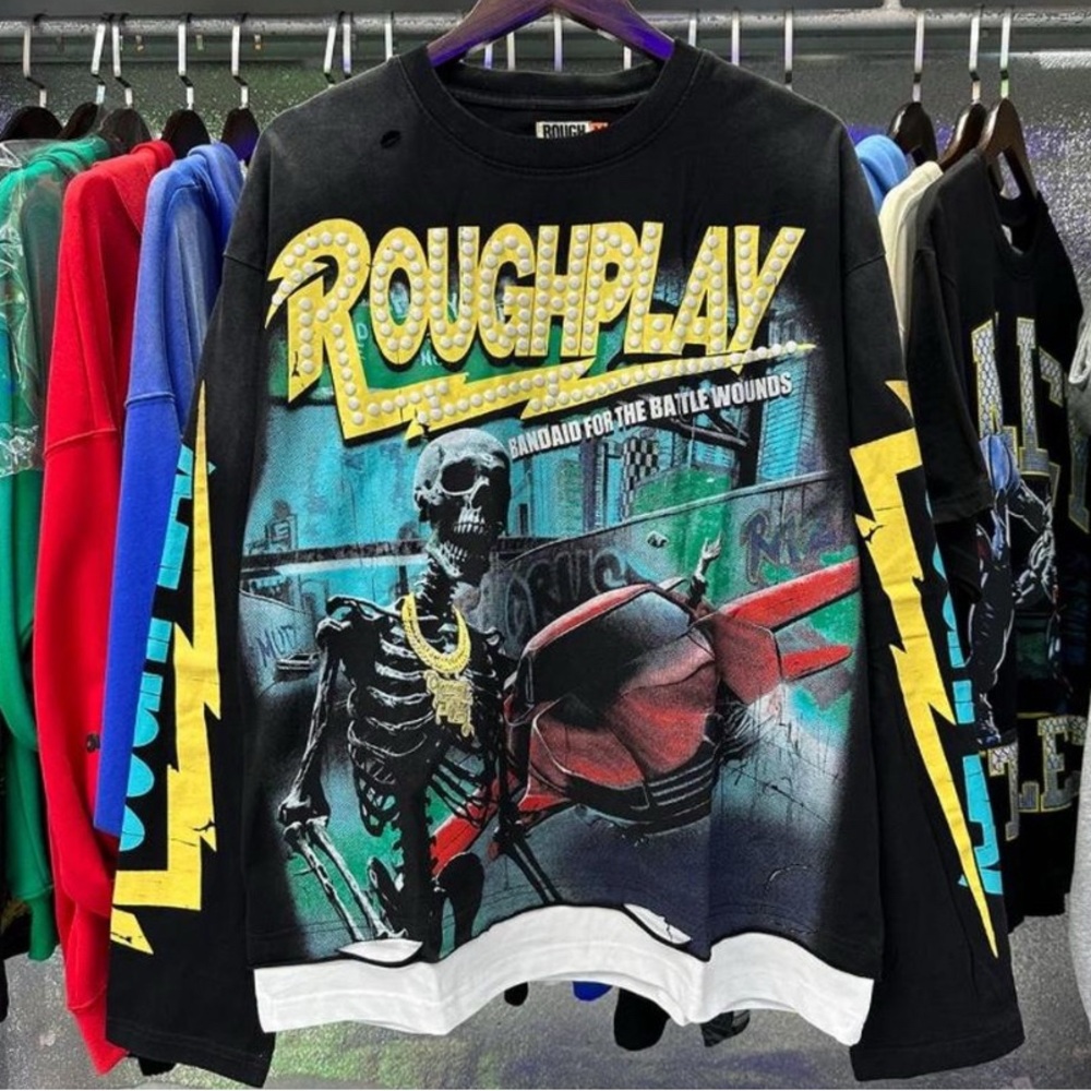 Black Graphic Kids Shirt